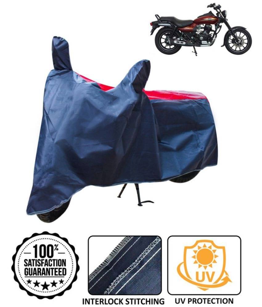     			Mahek Accessories Dustproof Bike Cover For Bajaj Avenger Street 150 DTS-I with Mirror Pocket - Red & Blue