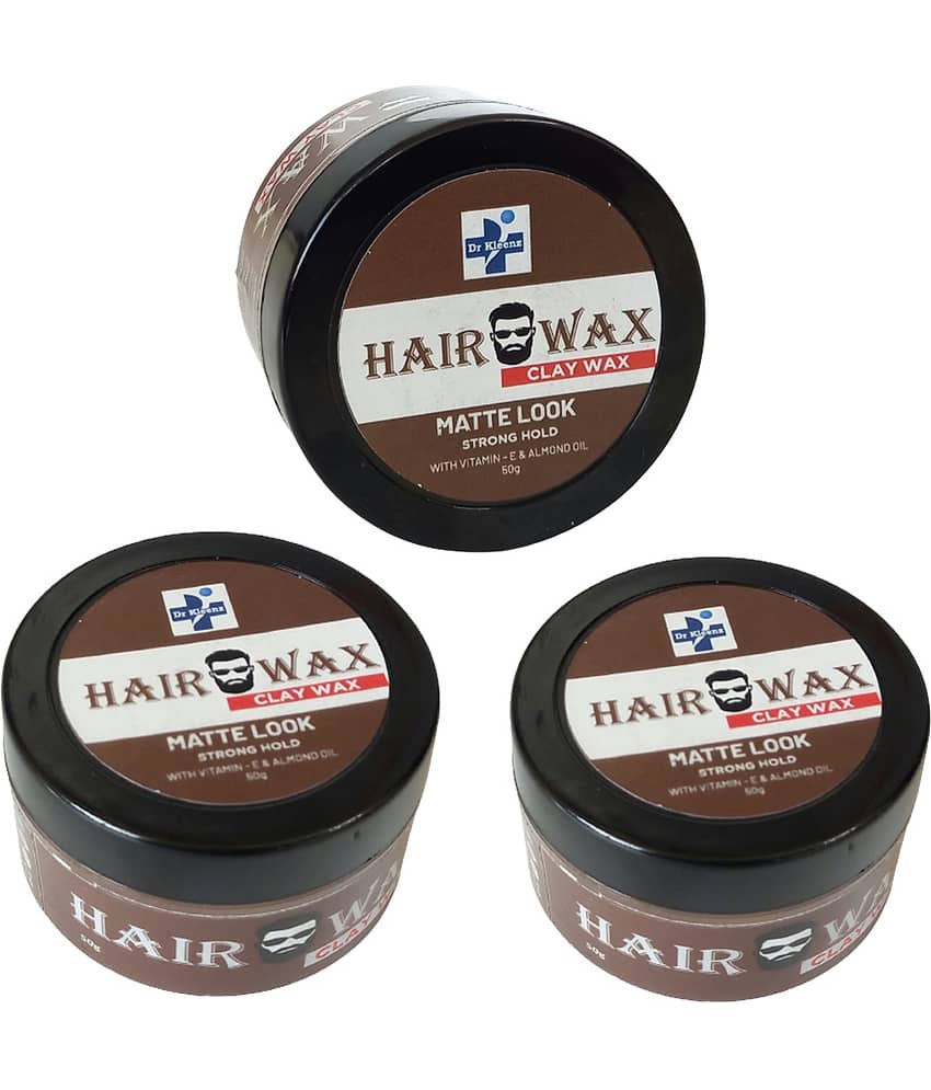 Dr Kleenz Clay Hair Wax, Matte Look Strong Hold Wax 150 g Pack of 3 - Jewellery Sets | Buy online on ZillyBuy