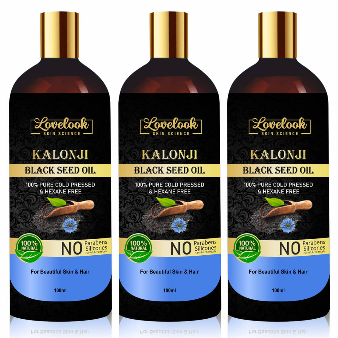 Lovelook Kalonji Oil Black Seed Oil 300 mL