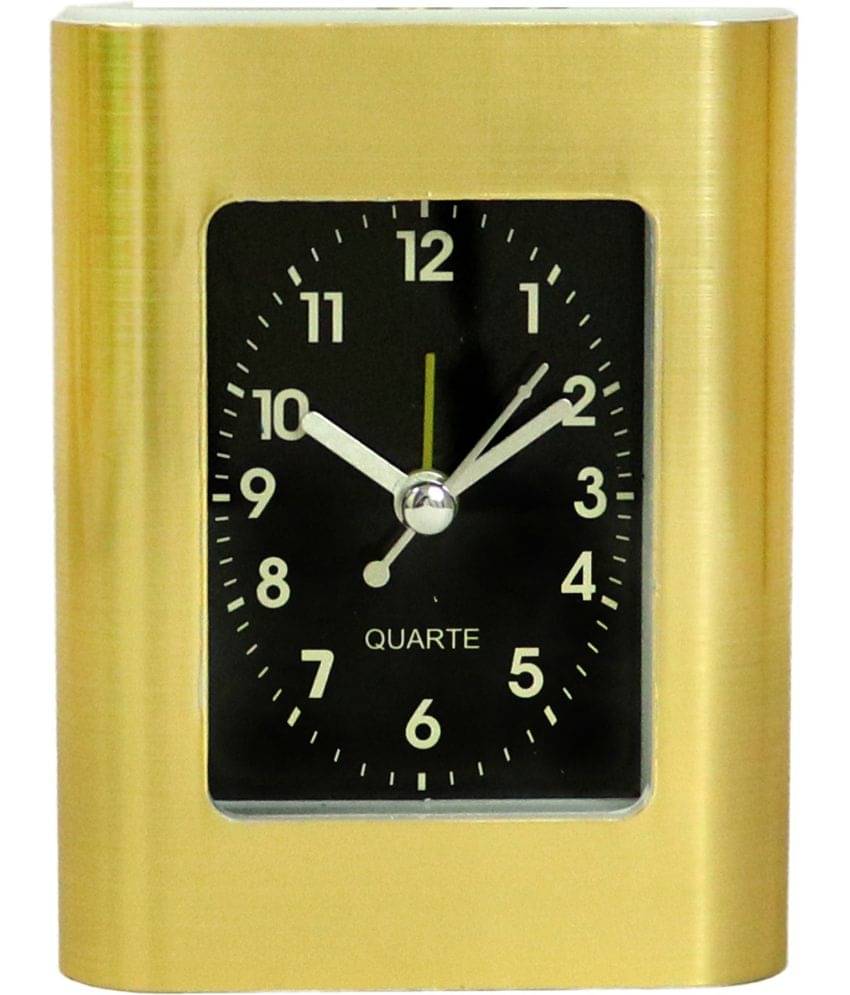 Sigaram Analog Plastic Assymetric Table Clock - Pack of 1 Sigaram Analog Plastic Assymetric Table Clock - Pack of 1