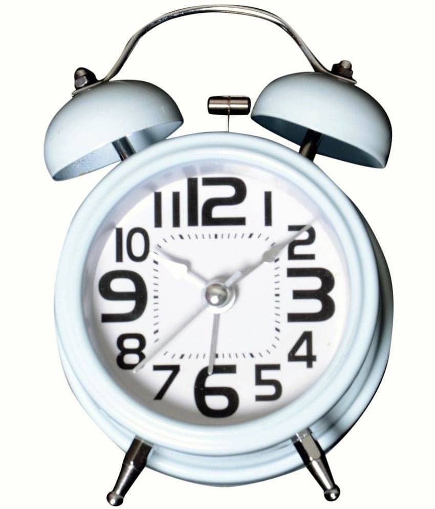     			Sigaram Analog Plastic Circular Table Clock - Pack of 1