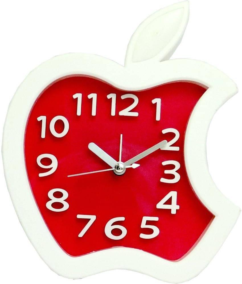 Sigaram Analog Plastic Square Table Clock - Pack of 1 Sigaram Analog Plastic Square Table Clock - Pack of 1