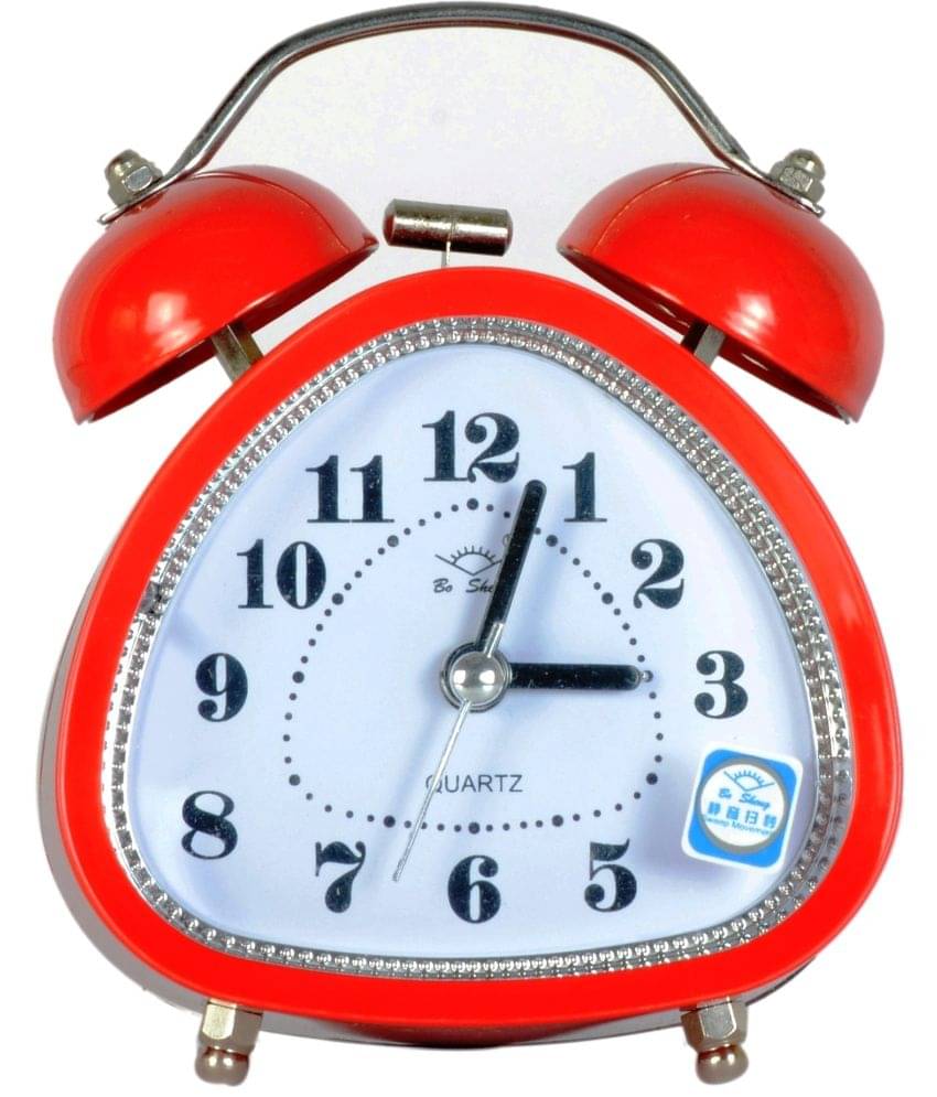     			Sigaram Analog Plastic Triangle Table Clock - Pack of 1