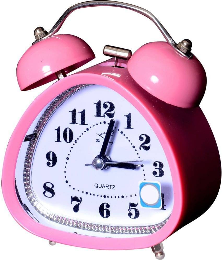 Sigaram Analog Plastic Triangle Table Clock - Pack of 1 Sigaram Analog Plastic Triangle Table Clock - Pack of 1