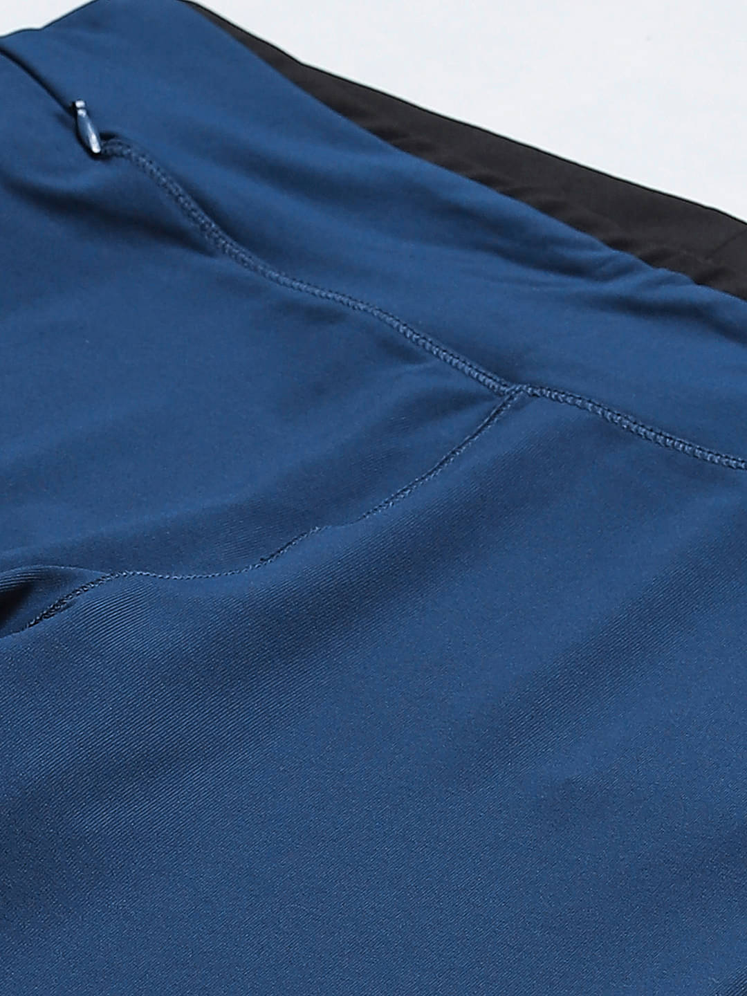     			Alcis Blue Polyester Solid Capri - Single