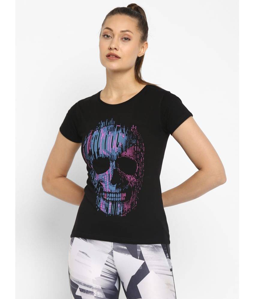     			Ap'pulse Black Cotton Tees - Single