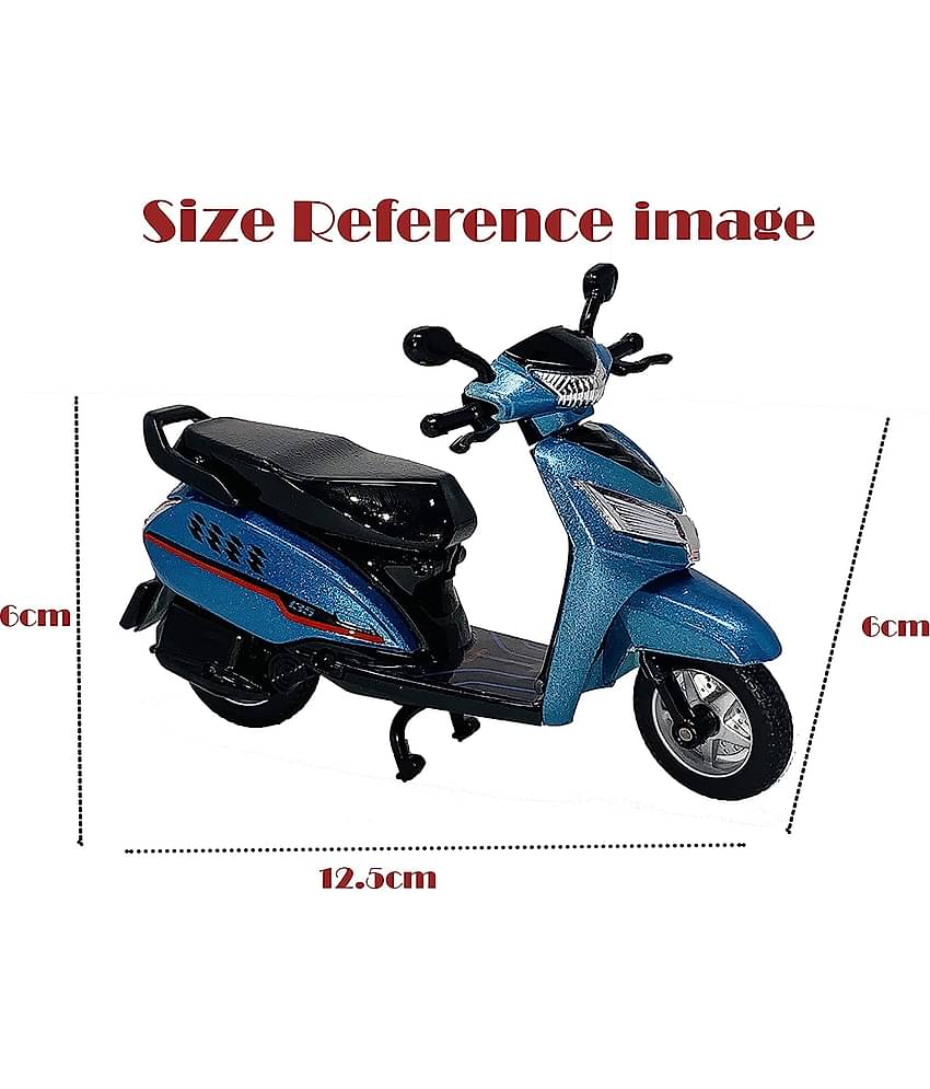 Centy Toys Pull Back Action Activa Bike Toy for Kids (Assorted)