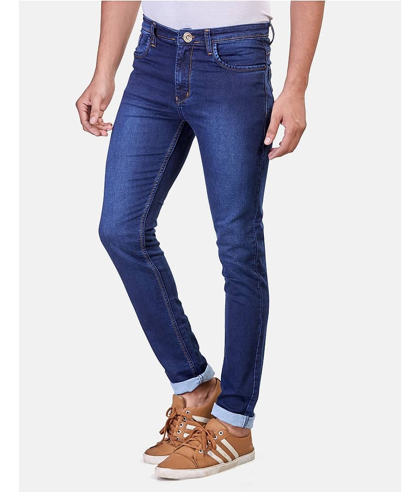 HJ HASASI Blue Skinny Fit Jeans - Jeans | Buy online on ZillyBuy