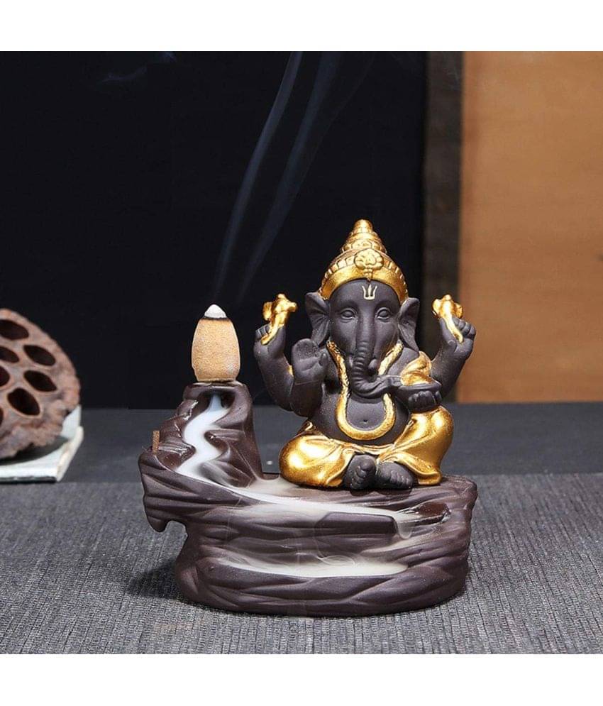     			Home Artists - Smoke Ganesha Backflow Showpiece 12 cm