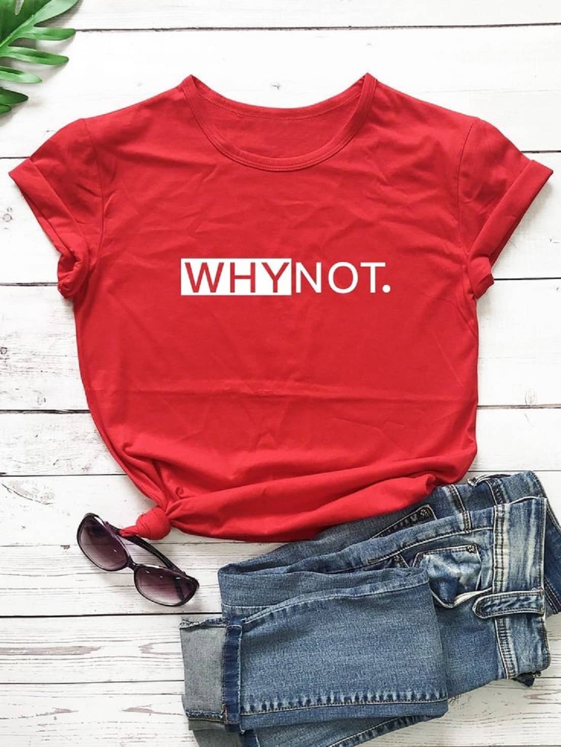 IMPERIAL STYLES Women Cotton Blend Slim Fit Round Neck T-Shirt ( Red )