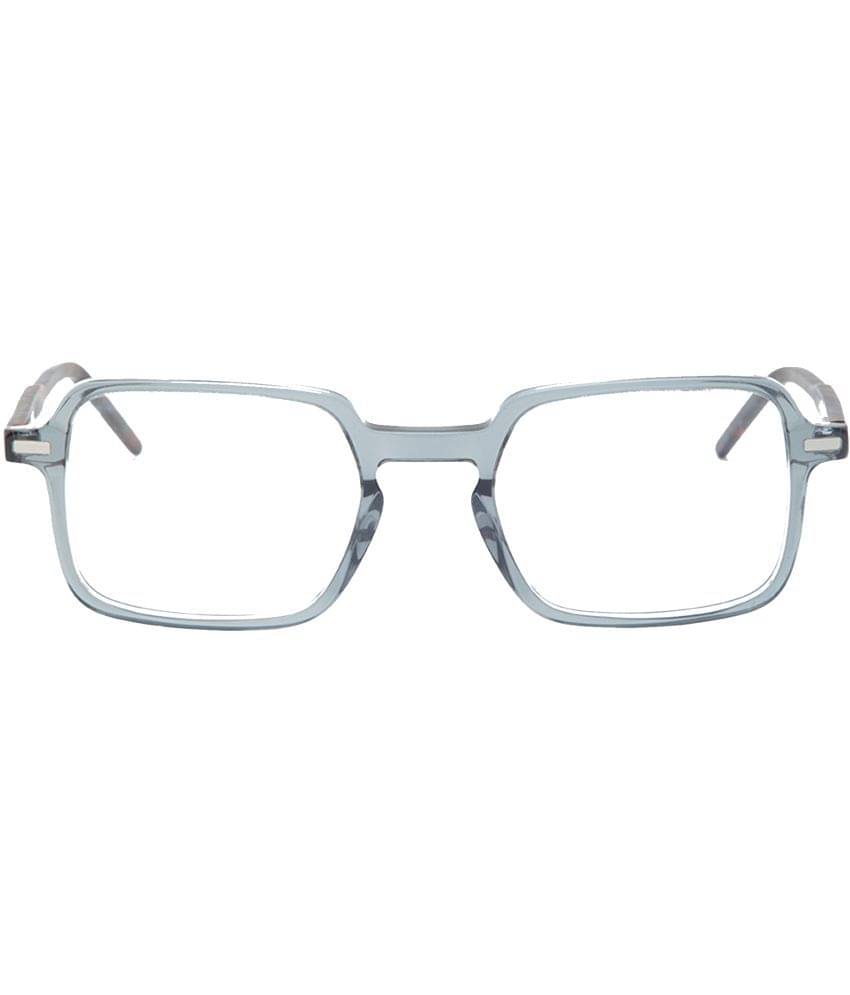 YourSpex Light Grey Square Shape Acetate Frame YourSpex Light Grey Square Shape Acetate Frame