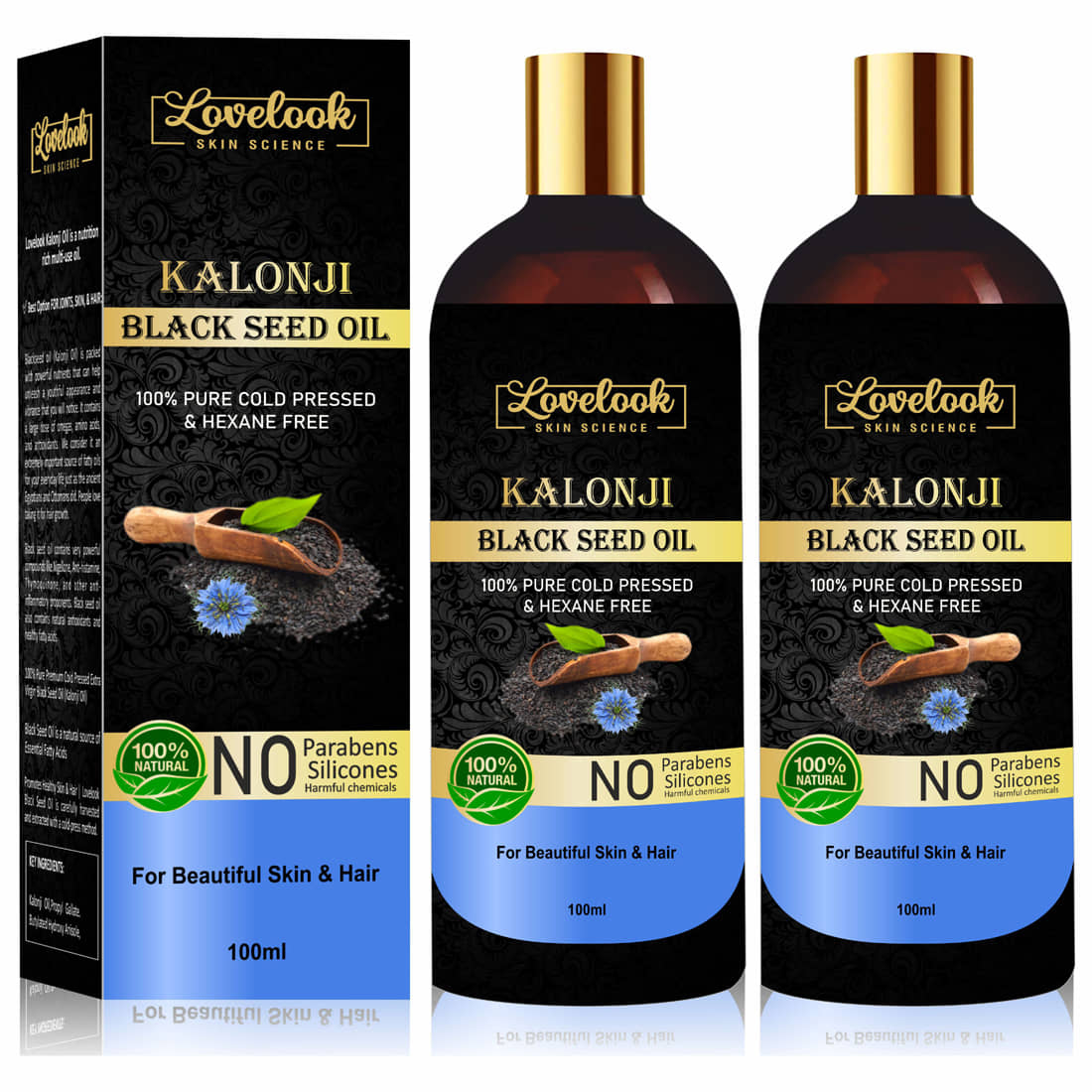 Lovelook Kalonji Oil Black Seed Oil 200 mL