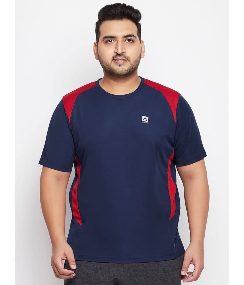 AUSTIVO - Multicolor Polyester Regular Fit Men's Sports T-Shirt ( Pack of 1 )