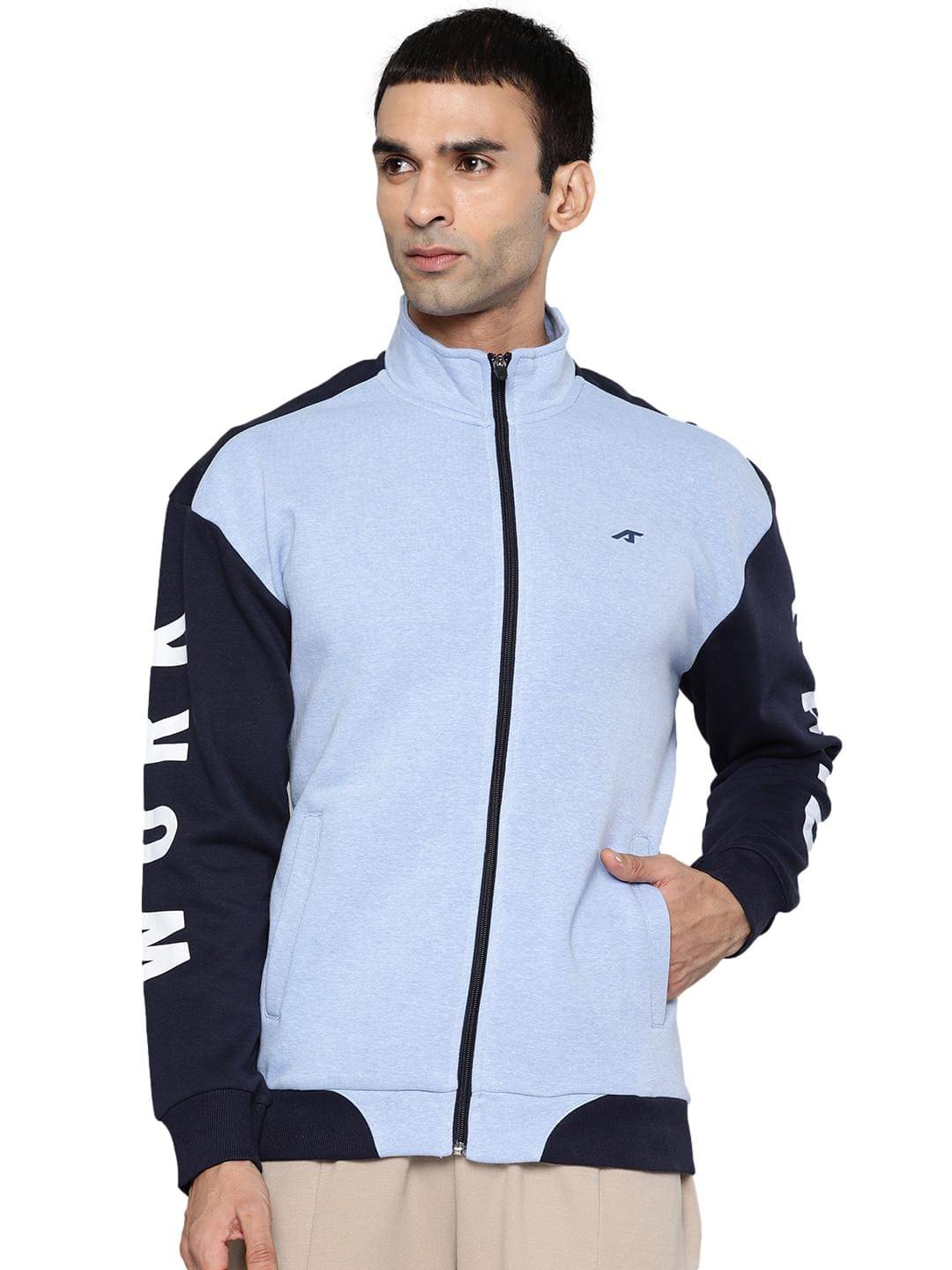 Alcis Blue Casual Jacket     			Alcis Blue Casual Jacket