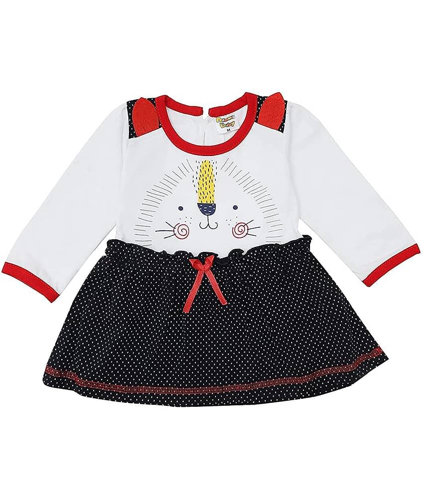 NammaBaby Baby Girls Cotton Blend Dresses ( Yellow )