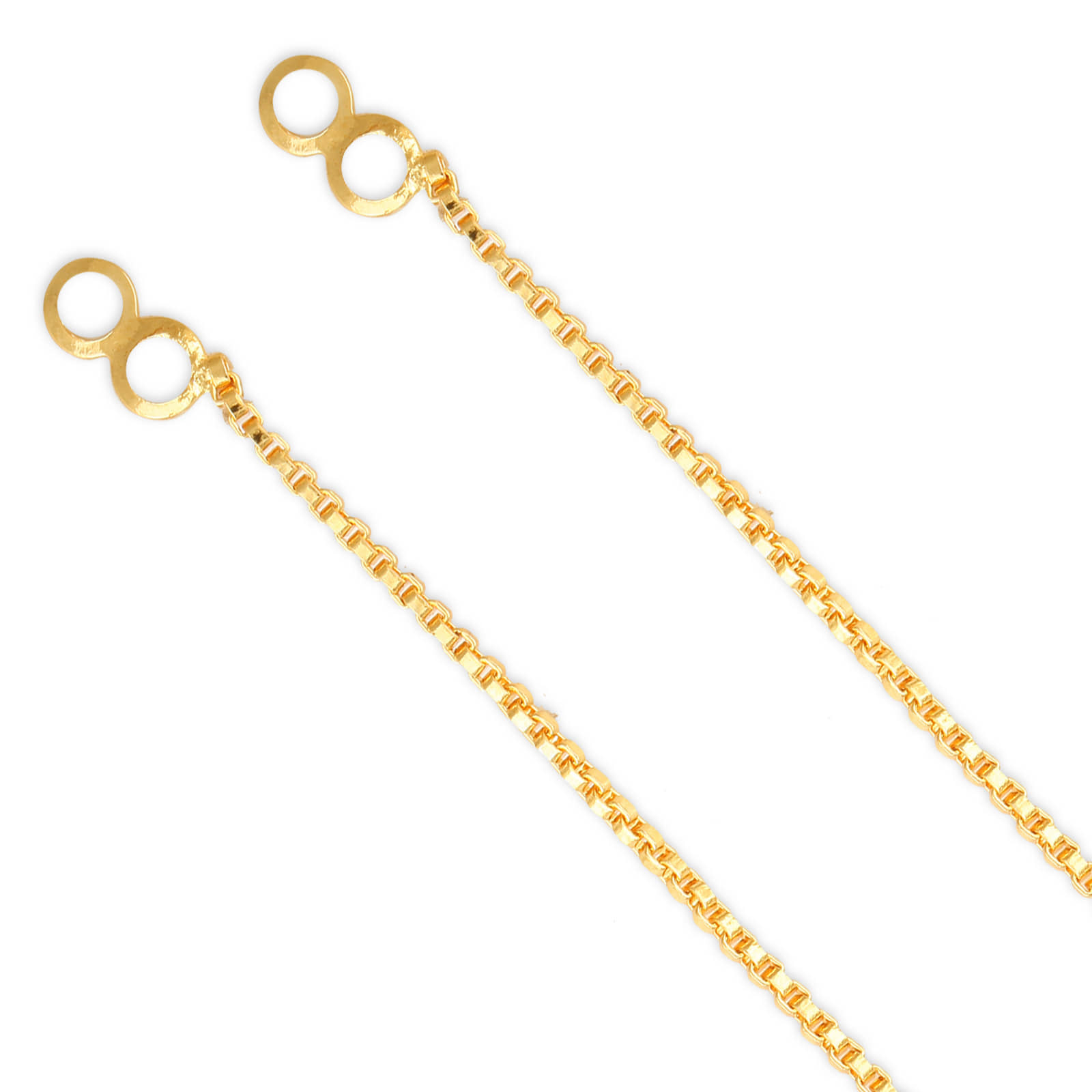 Vighnaharta 1 one gram gold Plated alloy Kanchain Ear chain kanoti ear Cuff Ear to Ear Chain for Women and Girls- (VFJ1026KC) - Earrings | Buy online on ZillyBuy
