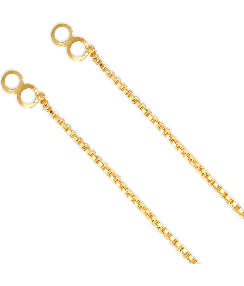 Vighnaharta 1 one gram gold Plated alloy Kanchain Ear chain kanoti ear Cuff Ear to Ear Chain for Women and Girls- (VFJ1026KC) - Earrings | Buy online on ZillyBuy