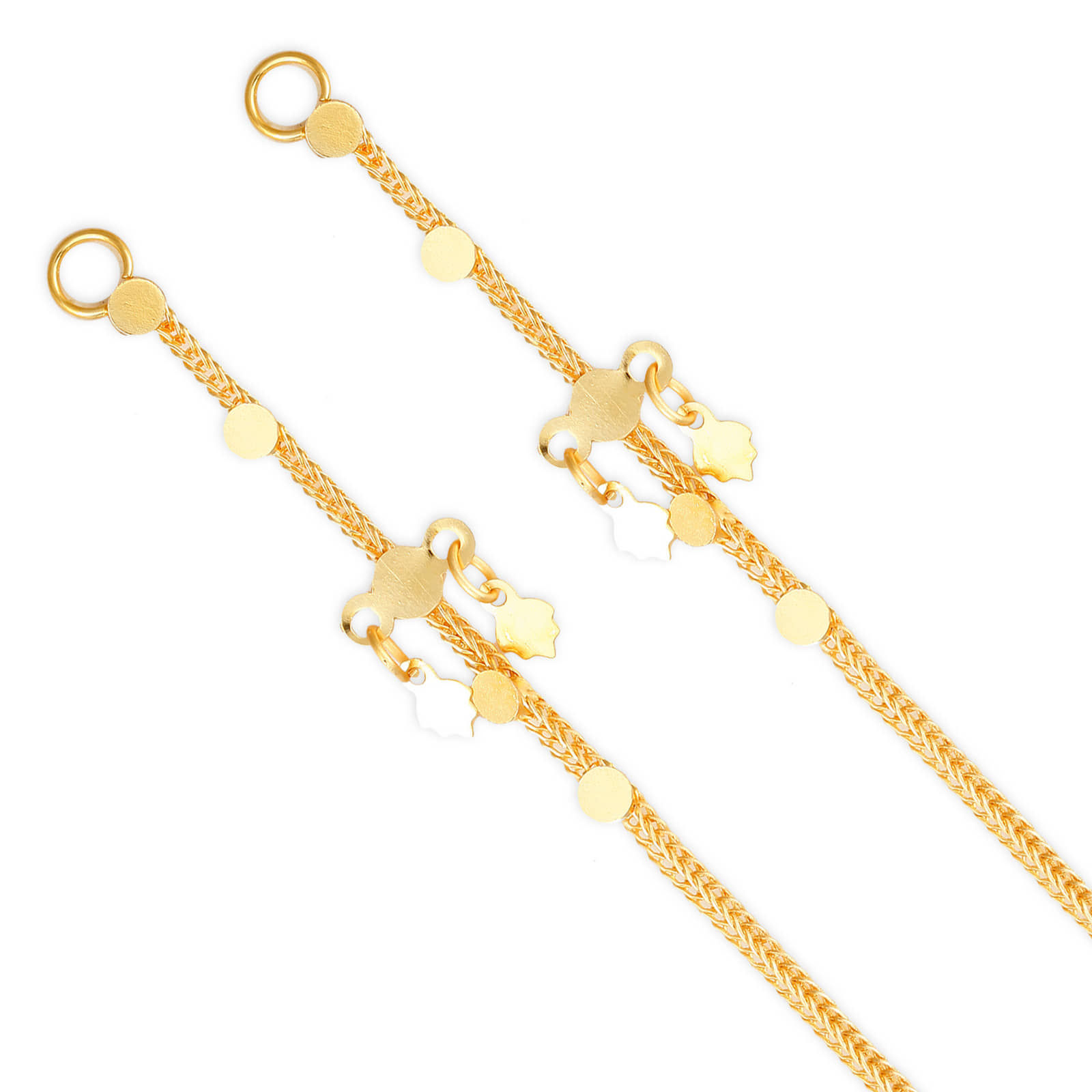 Vighnaharta 1 one gram gold Plated alloy Kanchain Ear chain kanoti ear Cuff Ear to Ear Chain for Women and Girls- (VFJ1010KC) - Earrings | Buy online on ZillyBuy
