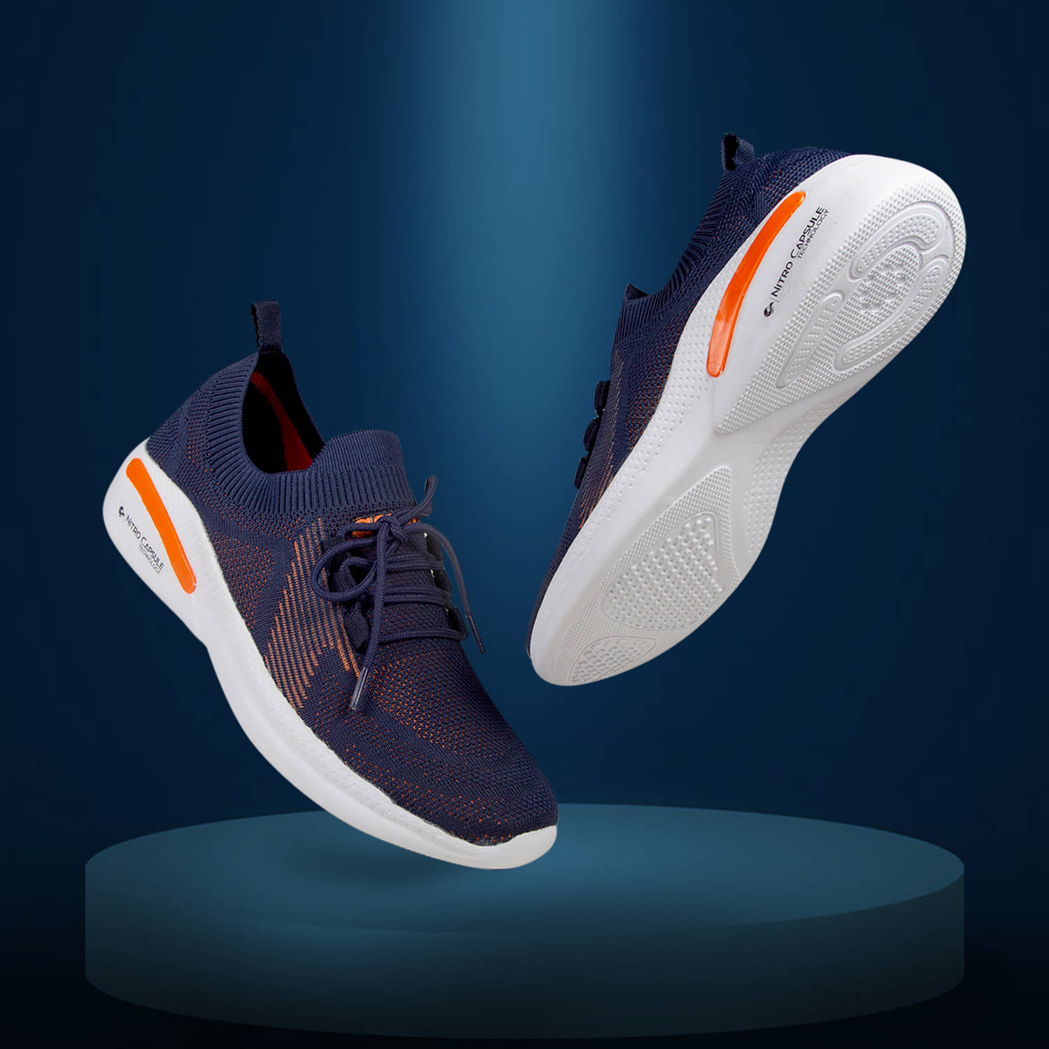 ASIAN Navy Men's Sports Running Shoes ASIAN Navy Men's Sports Running Shoes