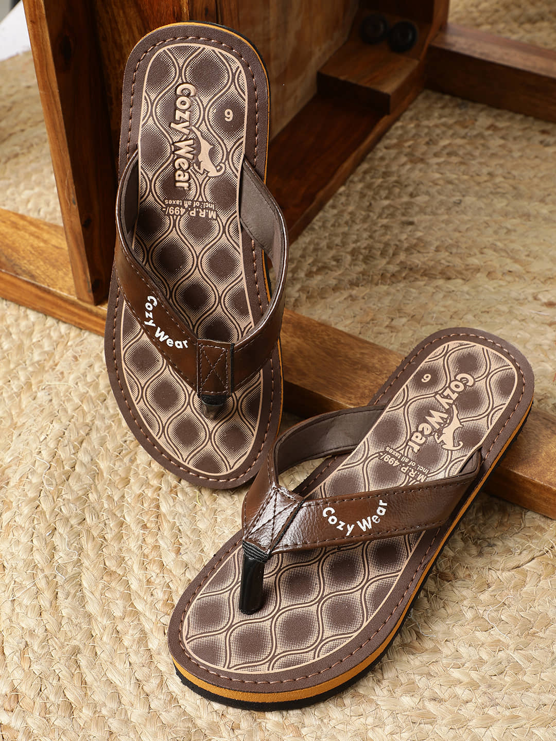 Cozy Wear Brown Slippers