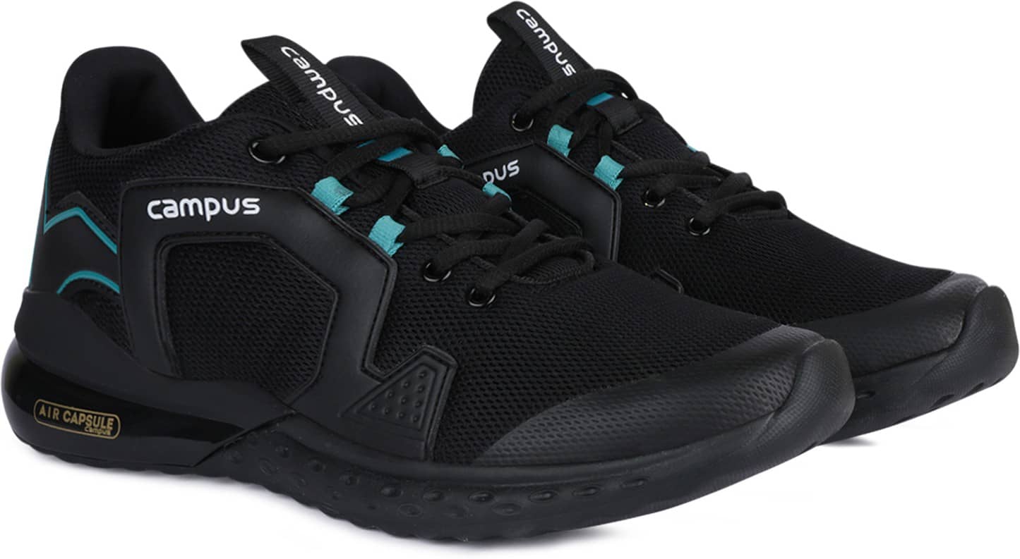 Campus PATRIK PRO Black  Men's Sports Running Shoes - Sports Shoes | Buy online on ZillyBuy