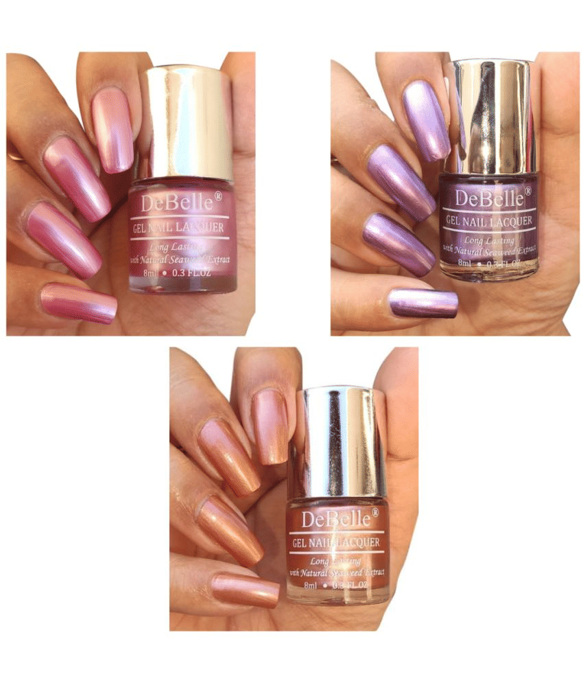 DeBelle - Multi Metallic Nail Polish ( Pack of 3 )