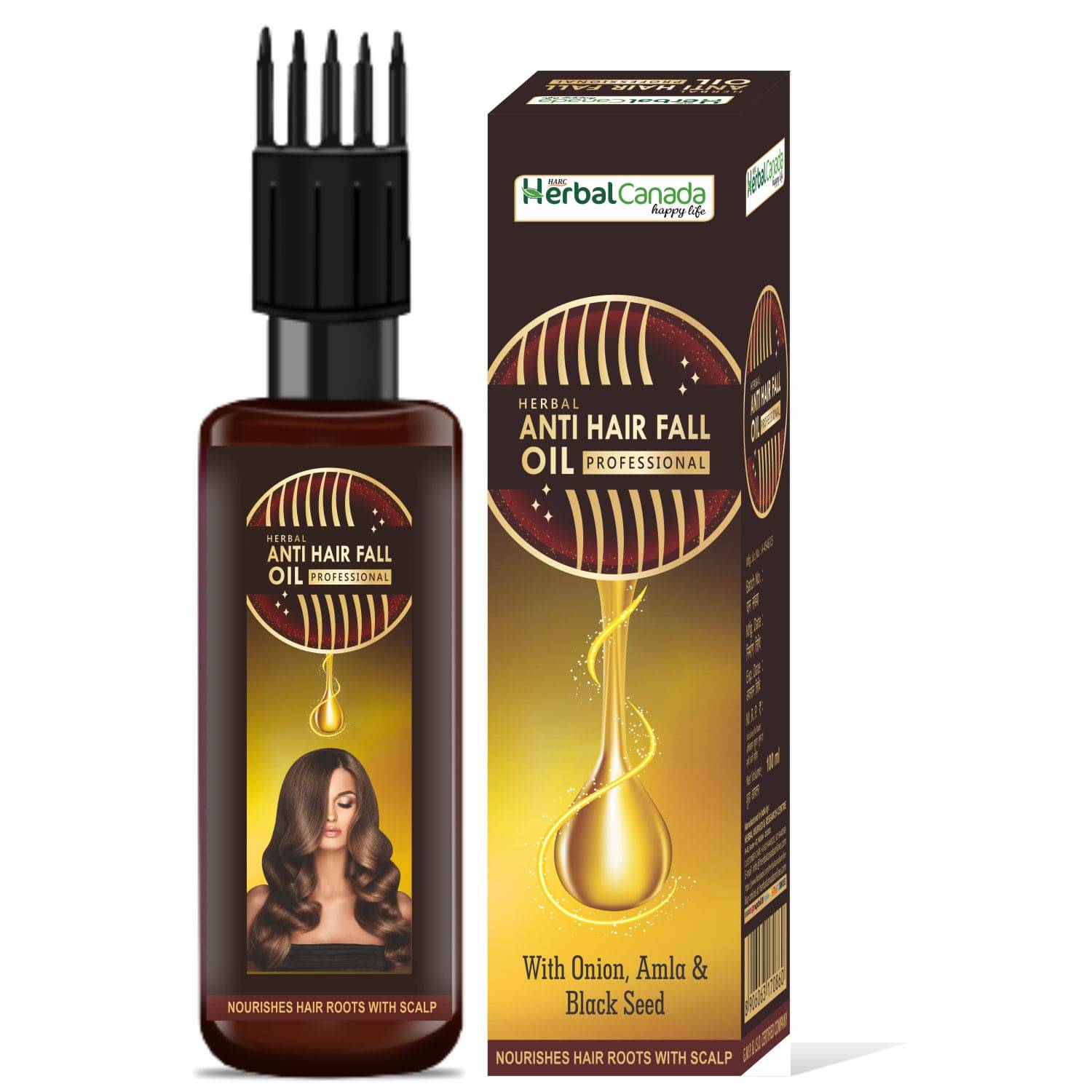 Harc Herbal Canada Anti Fall Hair Oil 100 mL Harc Herbal Canada Anti Fall Hair Oil 100 mL