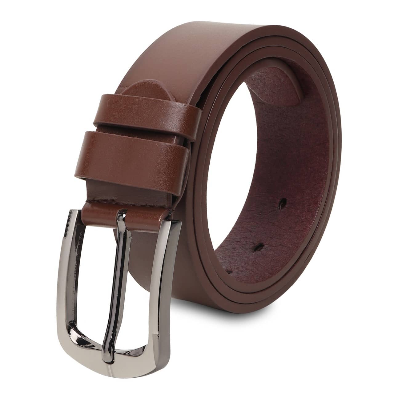 Loopa Brown PU Formal Belt Pack of 1
