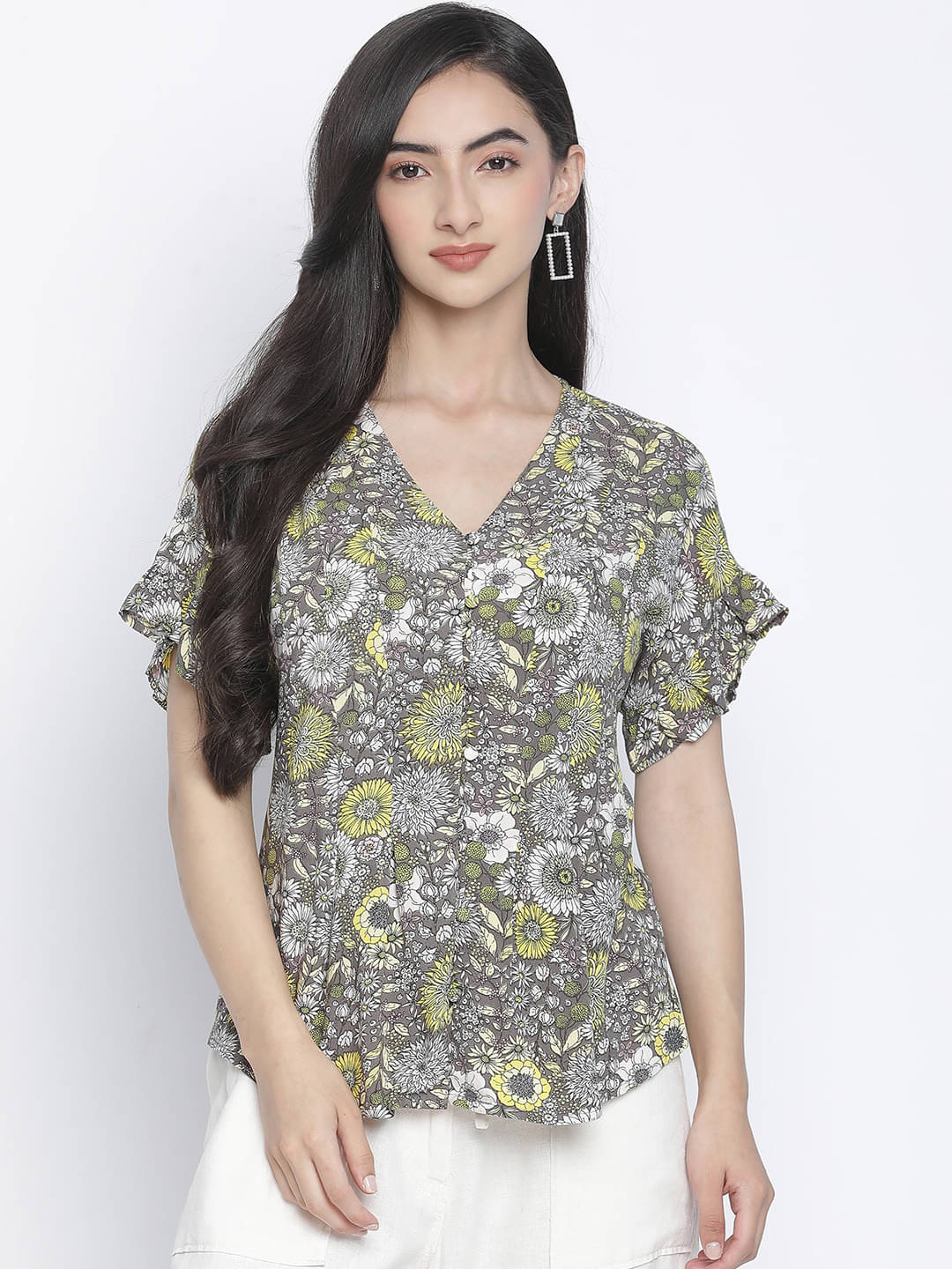 Oxolloxo Women's Viscose Regular Top ( Multicolor ) Oxolloxo Women's Viscose Regular Top ( Multicolor )