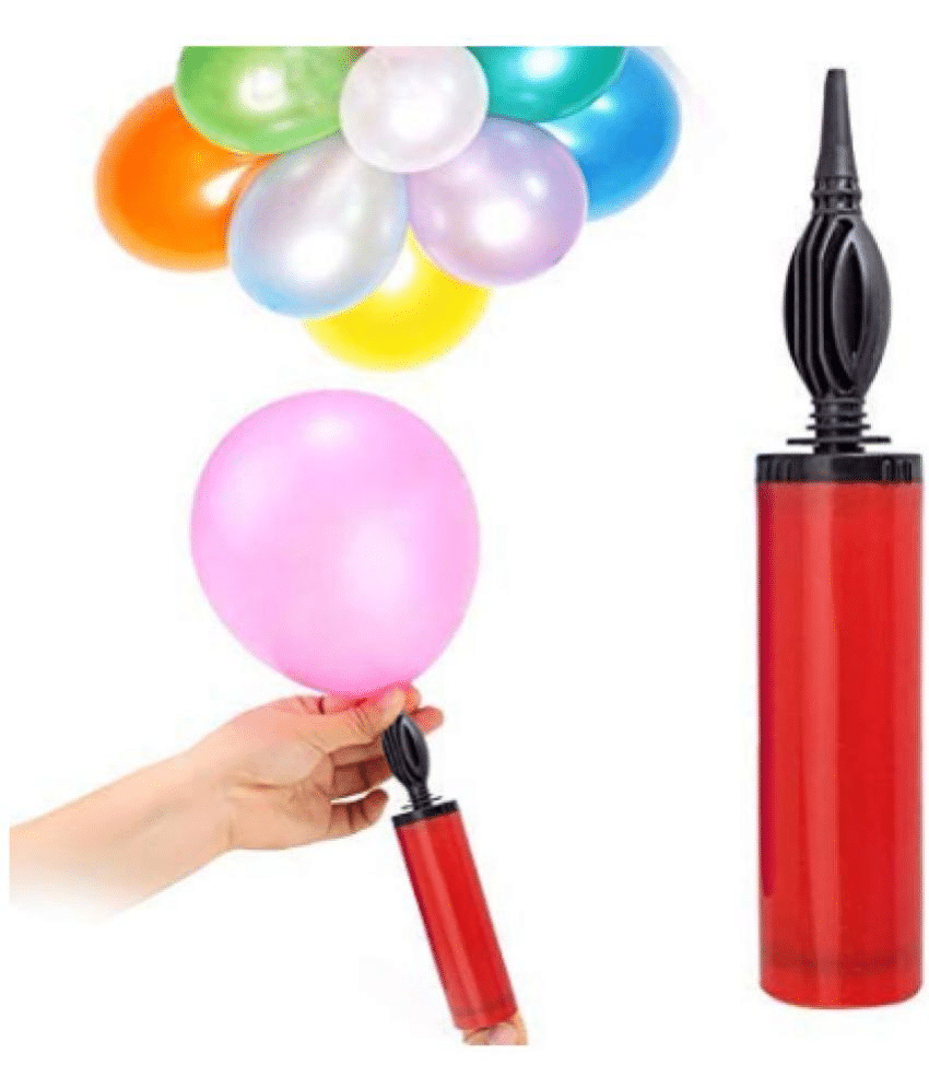     			Blooms Event Manual Pump for Balloon Decoration, Air Pump for Latex Balloons, Filling Pump for foil Balloons & Metallic Balloons (One Pump)