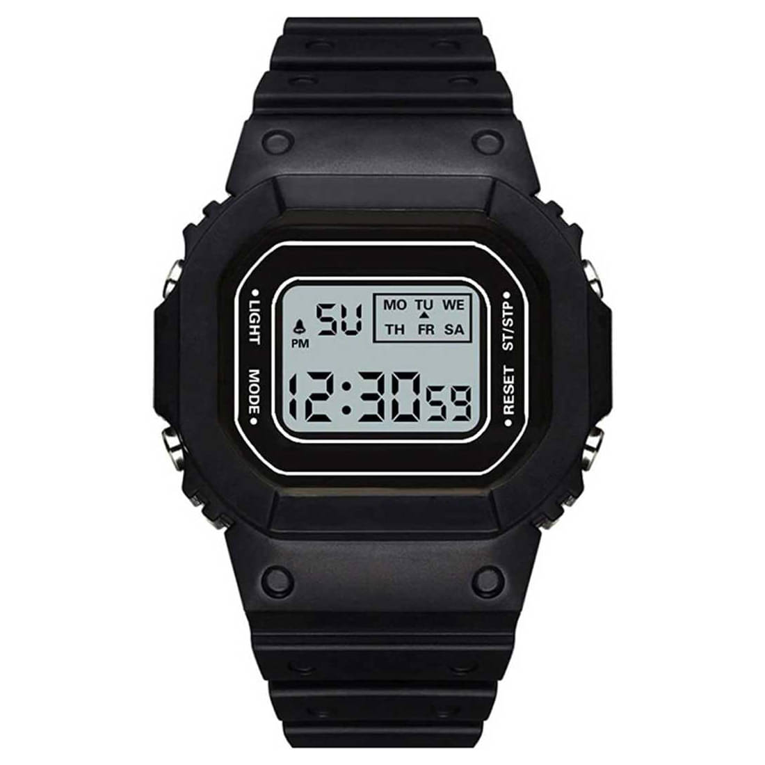 Redux - Black Resin Digital Womens Watch Redux - Black Resin Digital Womens Watch