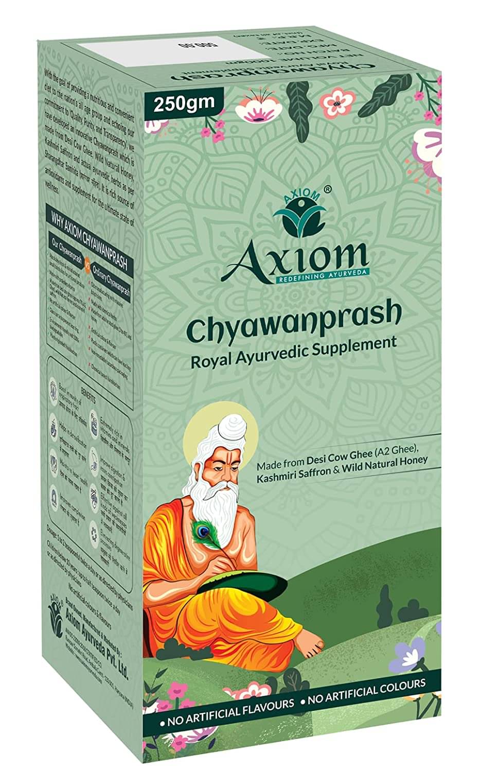 Axiom Royal Ayurvedic Chyawanprash 250gm | 2X Immunity | Made With Deshi Cow Ghee(A2 Ghee), Kashmiri Saffron & Wild Natural Honey | WHO GMP, GLP Certified Product | No Artificial Colour & Flavours Axiom Royal Ayurvedic Chyawanprash 250gm | 2X Immunity | Made With Deshi Cow Ghee(A2 Ghee), Kashmiri Saffron & Wild Natural Honey | WHO GMP, GLP Certified Product | No Artificial Colour & Flavours