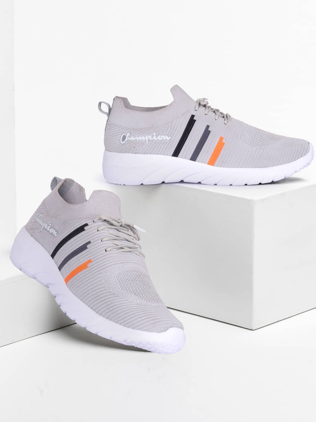     			Clymb Gray Running Shoes