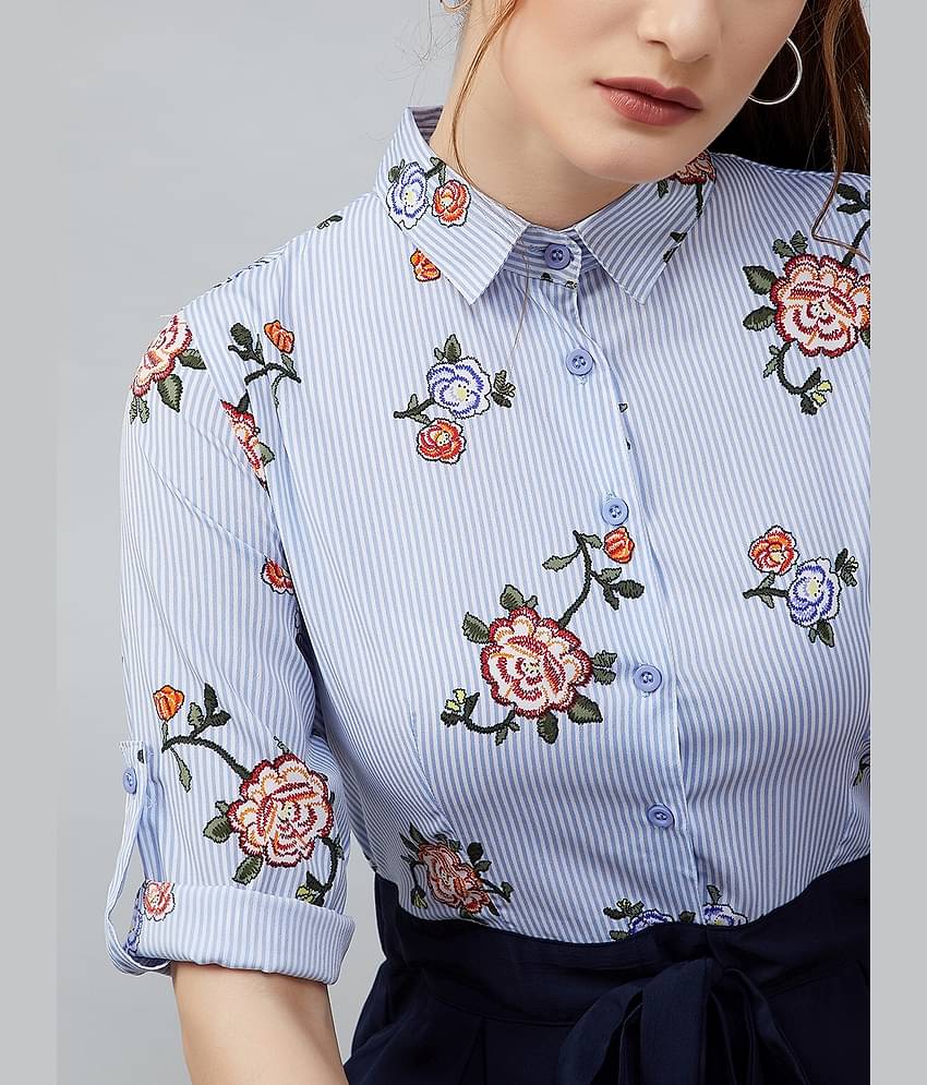 Rare - Light Blue Polyester Regular Fit Women's Jumpsuit ( Pack of 1 )