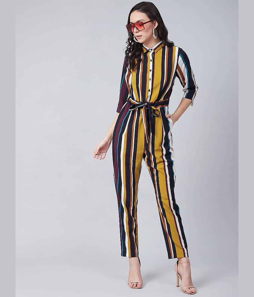 Rare - Multicolor Polyester Regular Fit Women's Jumpsuit ( Pack of 1 )