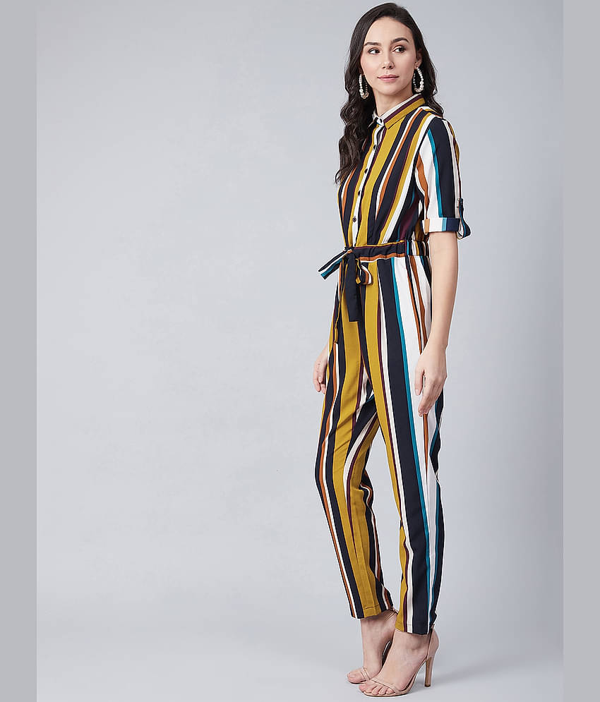 Rare - Multicolor Polyester Regular Fit Women's Jumpsuit ( Pack of 1 )