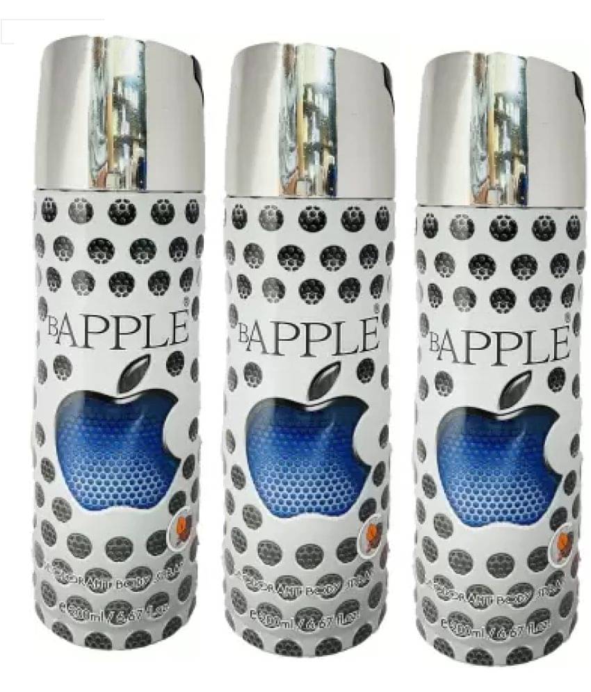     			St Louis BAPPLE DEODORANT , 200ML EACH (PACK OF 3) Body Spray - For Men & Women
