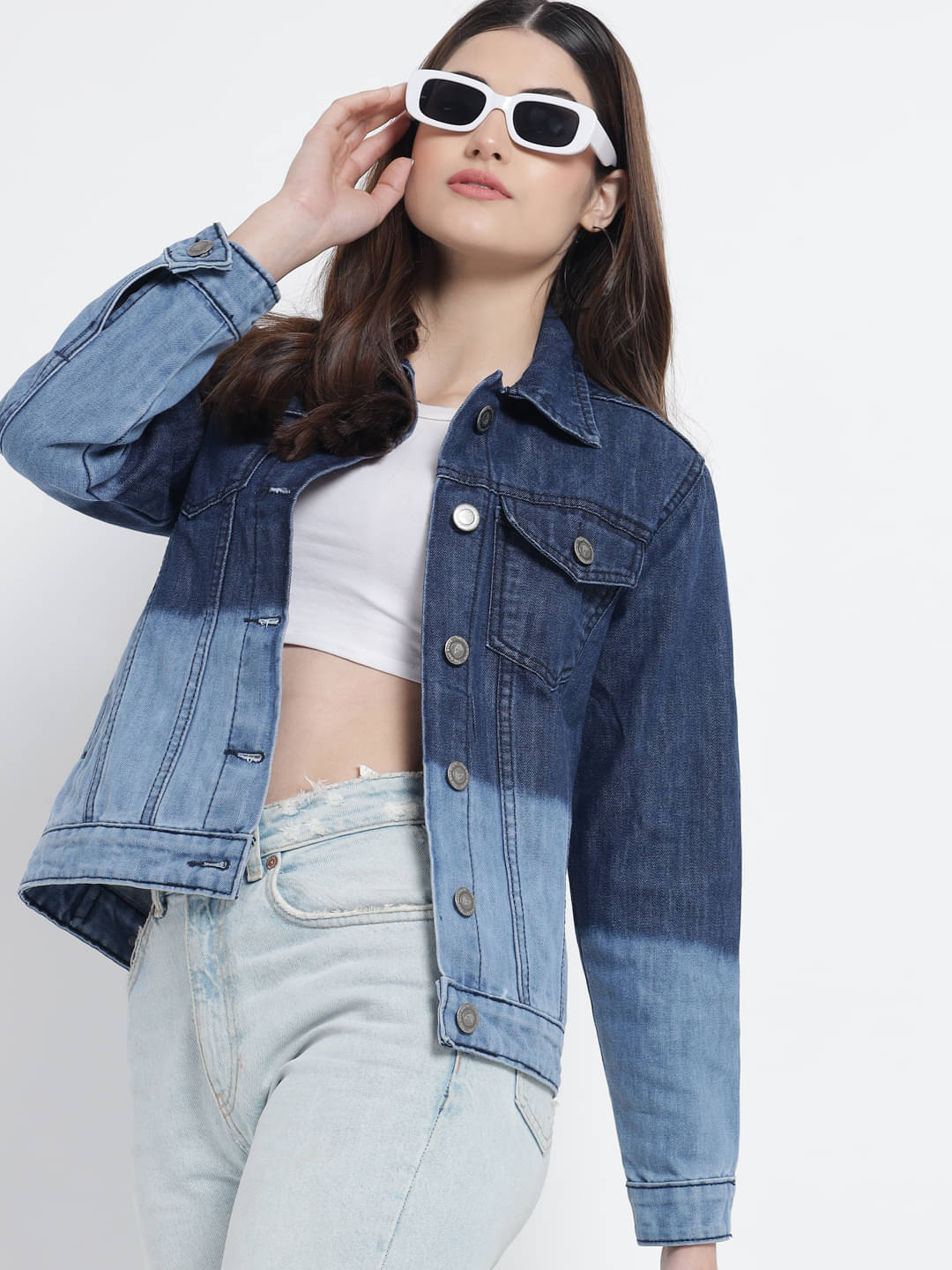     			The Dry State Denim Blue Jackets Single