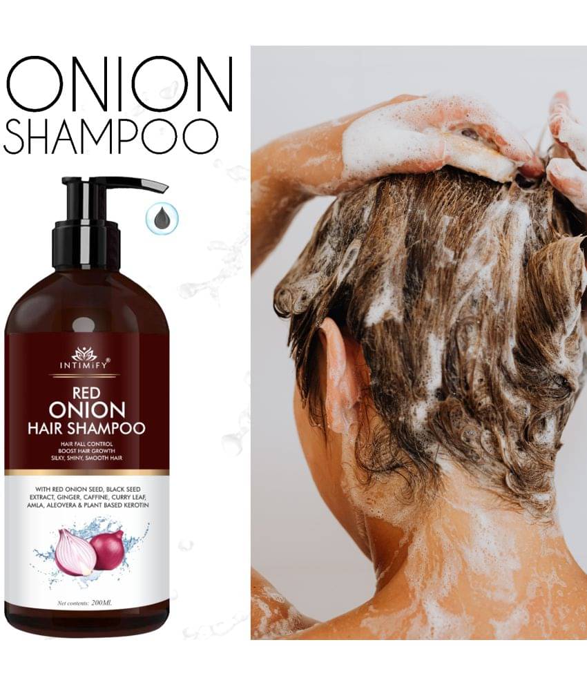 Intimify Red Onion Hair Shampoo for Hair Growth, Reduce Hair Loss and Dandruff Shampoo 200 mL Intimify Red Onion Hair Shampoo for Hair Growth, Reduce Hair Loss and Dandruff Shampoo 200 mL