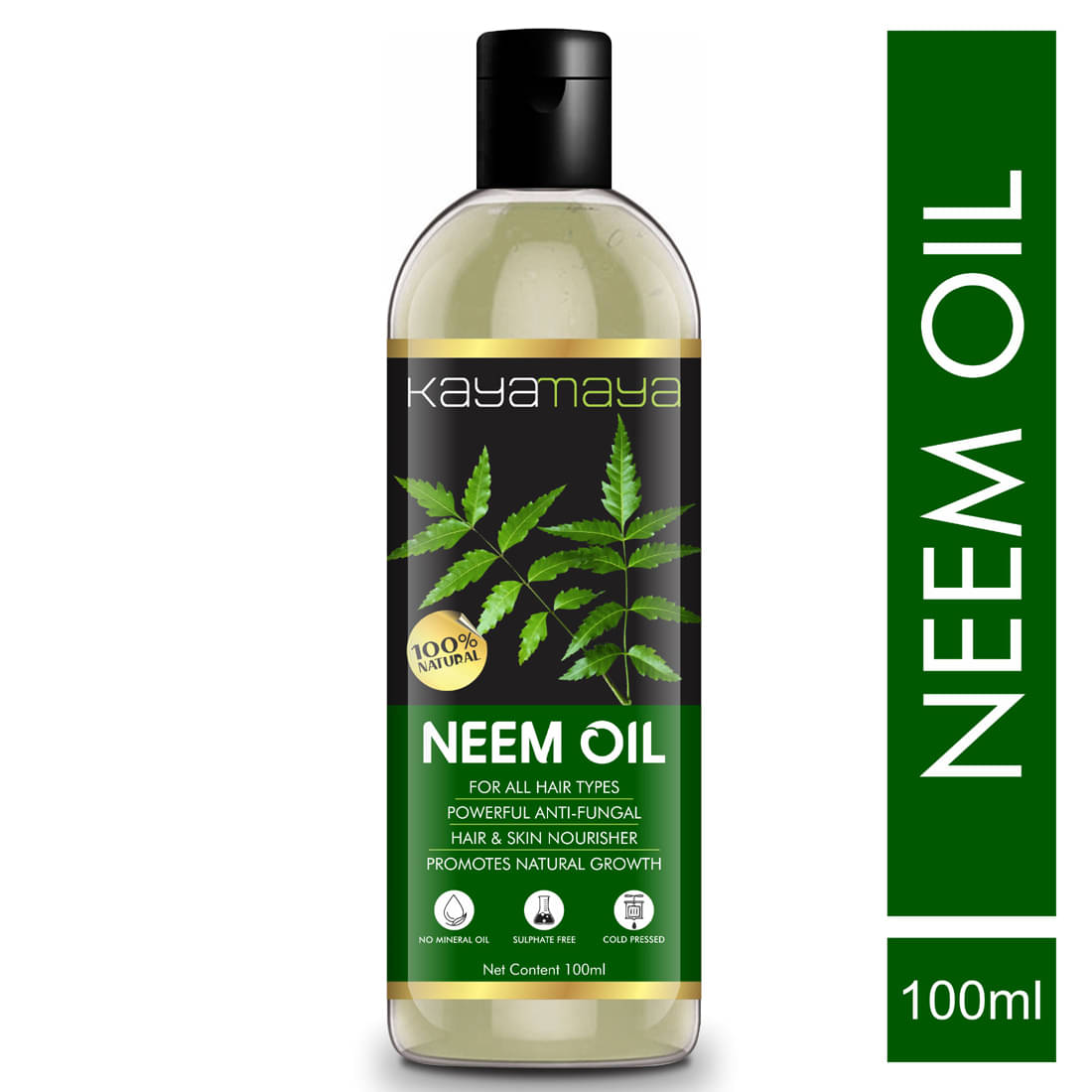     			Kayamaya 100% Pure Neem Oil for Hair & Skin Oil 100 mL