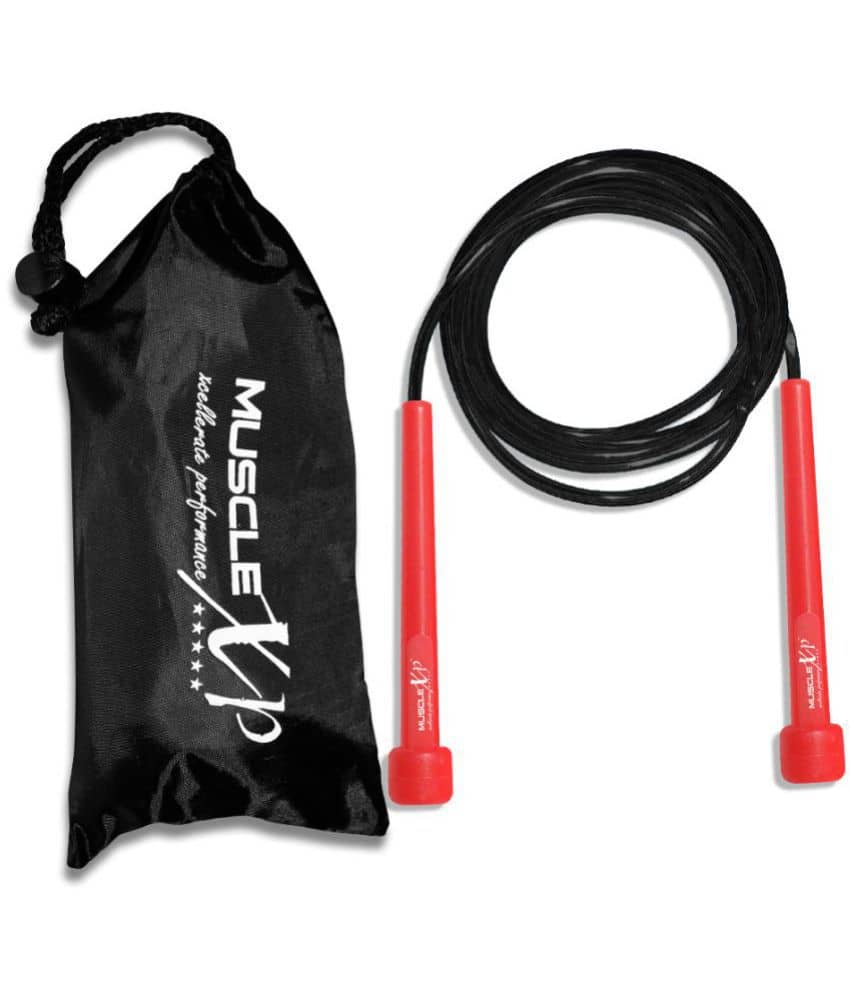 MuscleXP Skipping Rope (Jumping Rope) for Men, Women & Children, Tangle Free Jumping Rope for Kids (Red / Black) - Sports and Fitness Equipment | Buy online on ZillyBuy