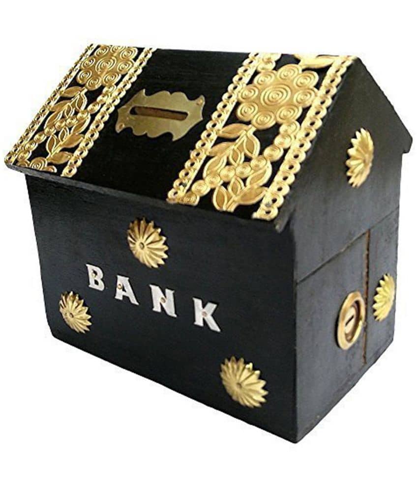SWH Wood Piggy Bank - Pack of 1