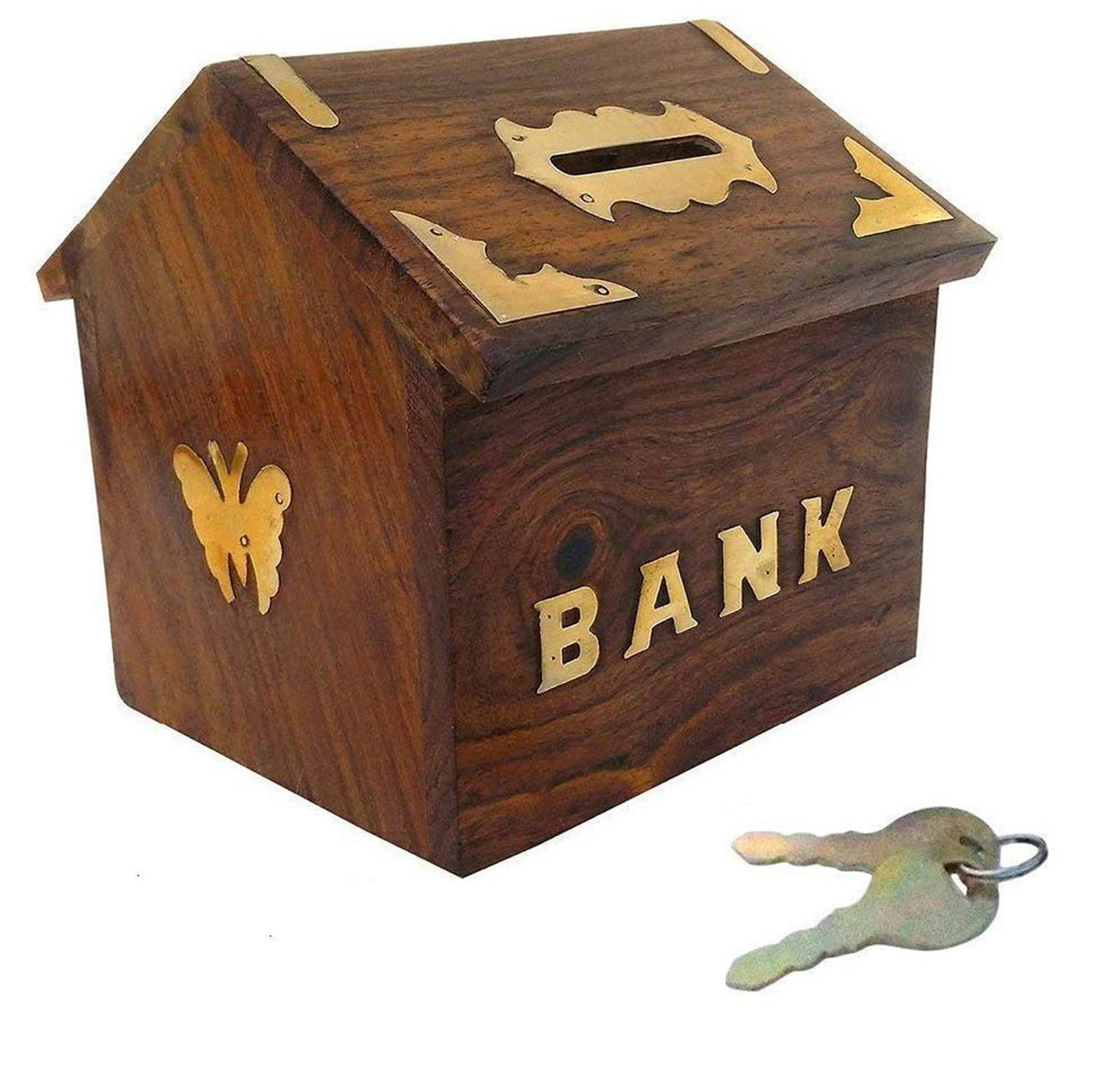 SWH Wood Piggy Bank - Pack of 1
