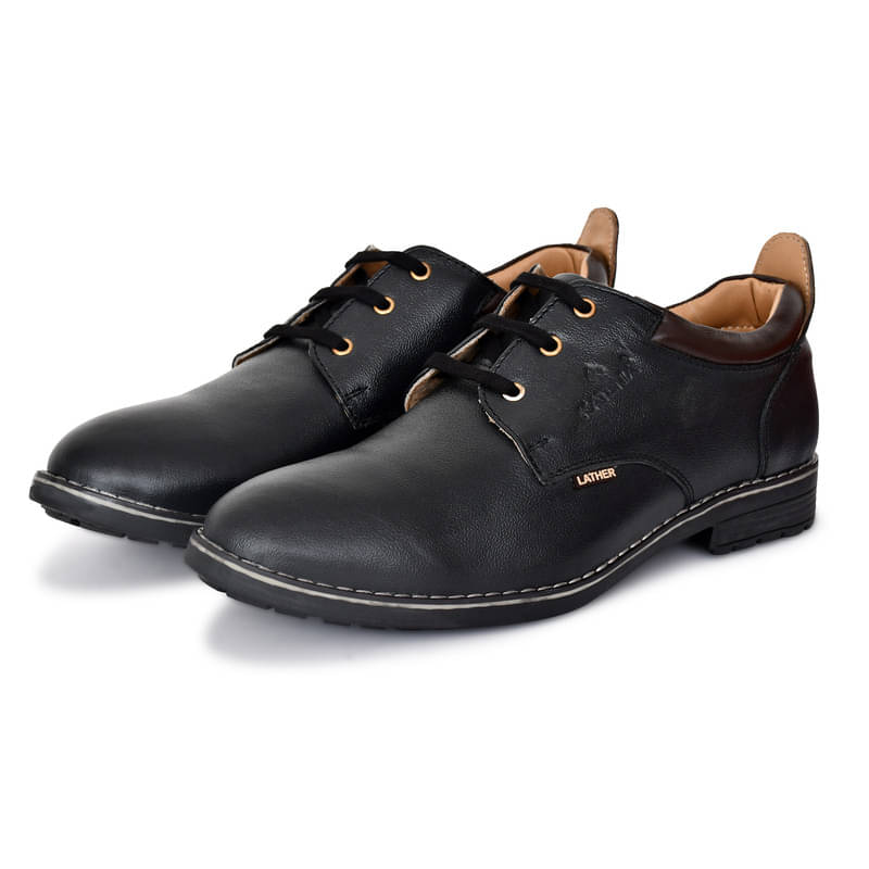     			KATENIA - Black Men's Formal Shoes