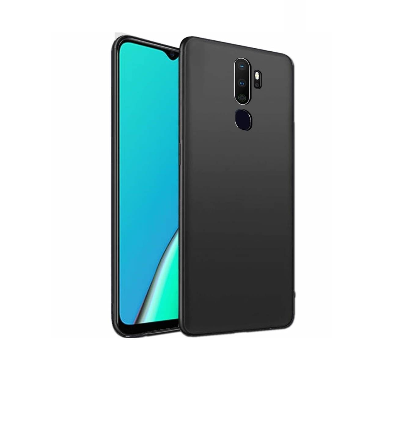     			Spectacular Ace Black Plain Cases For Oppo A9 2020 - Pack of 1