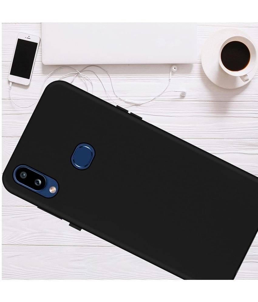     			Spectacular Ace Black Plain Cases For Samsung Galaxy A10s - Pack of 1