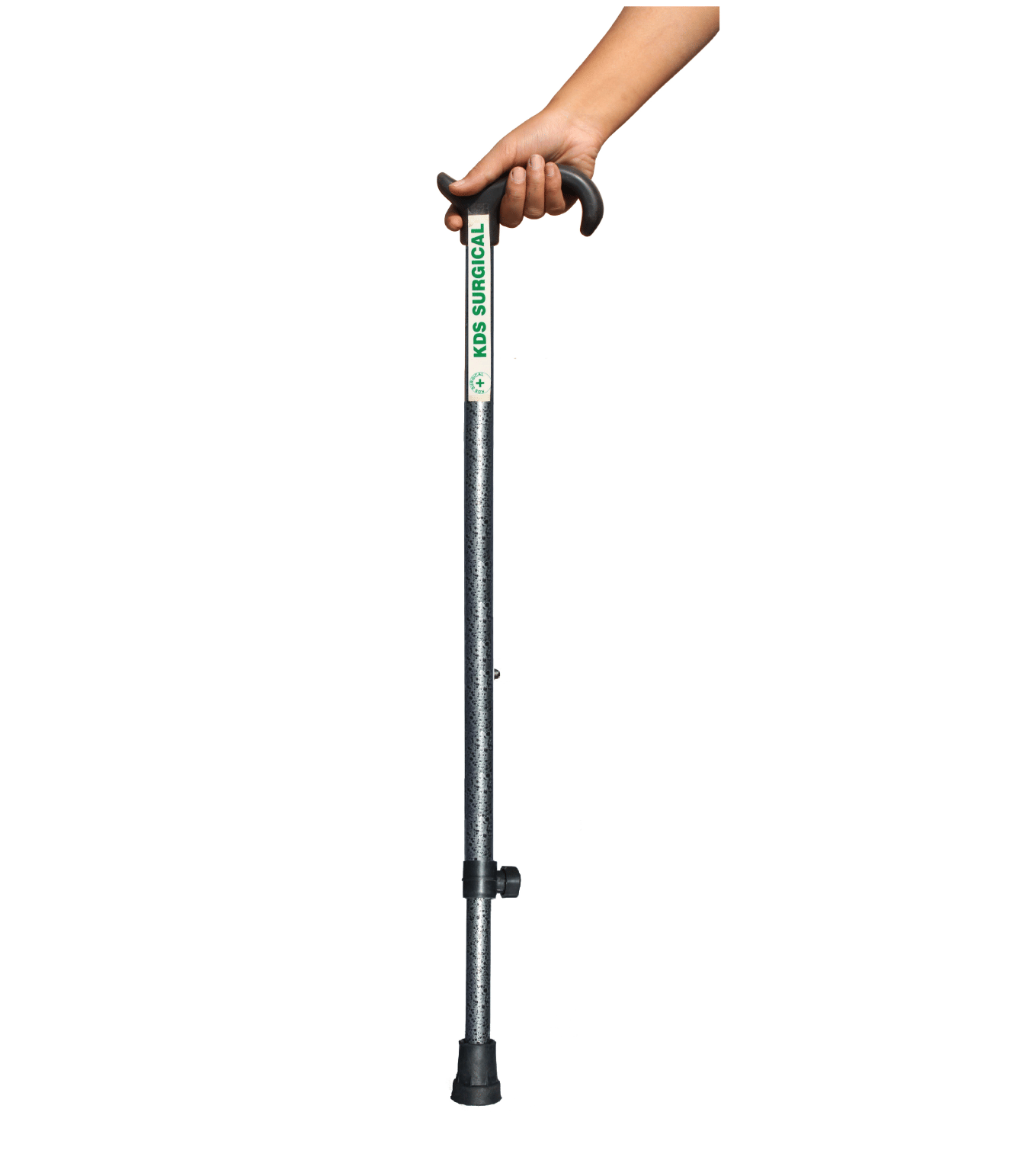 KDS SURGICAL 1 Leg Antique Silver Height Adjustable Walking Sticks