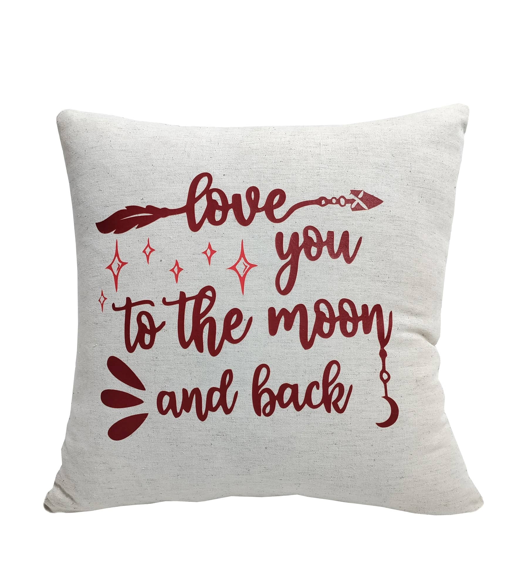 NUEVOSGHAR Single Beige Cotton Filled Cushion