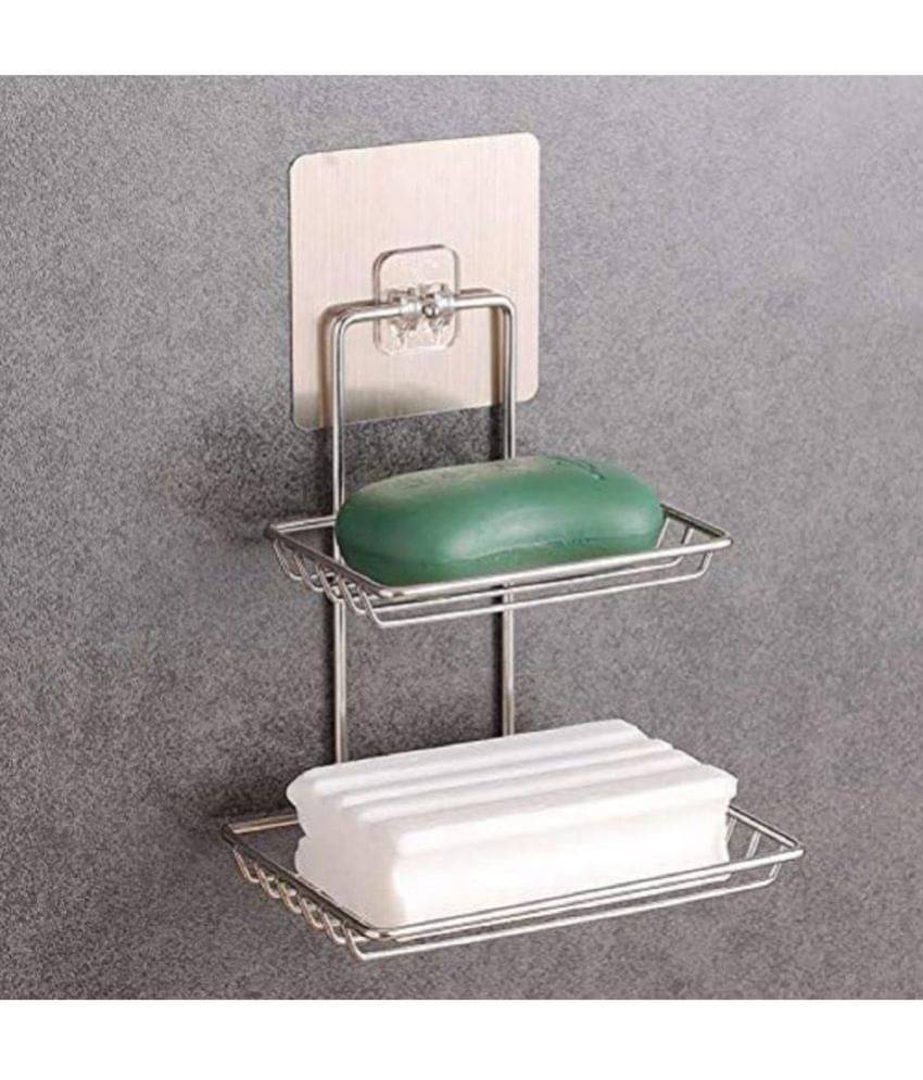     			Self Adhesive Wall Mounted Soap Sponge Holder - Soap Dish