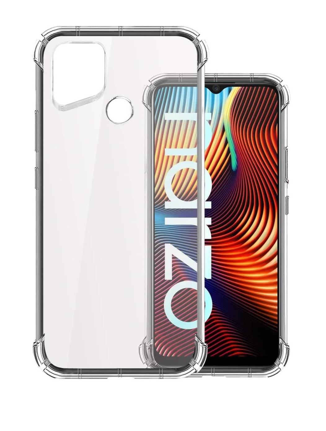     			Spectacular Ace Transparent Bumper Cases For Realme C12 - Pack of 1